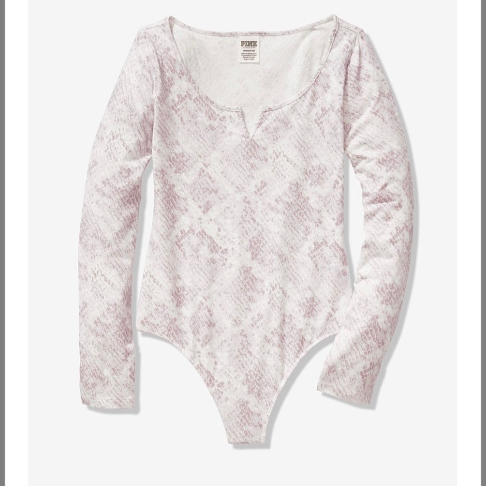 victoria secret PINK snake print bodysuit …